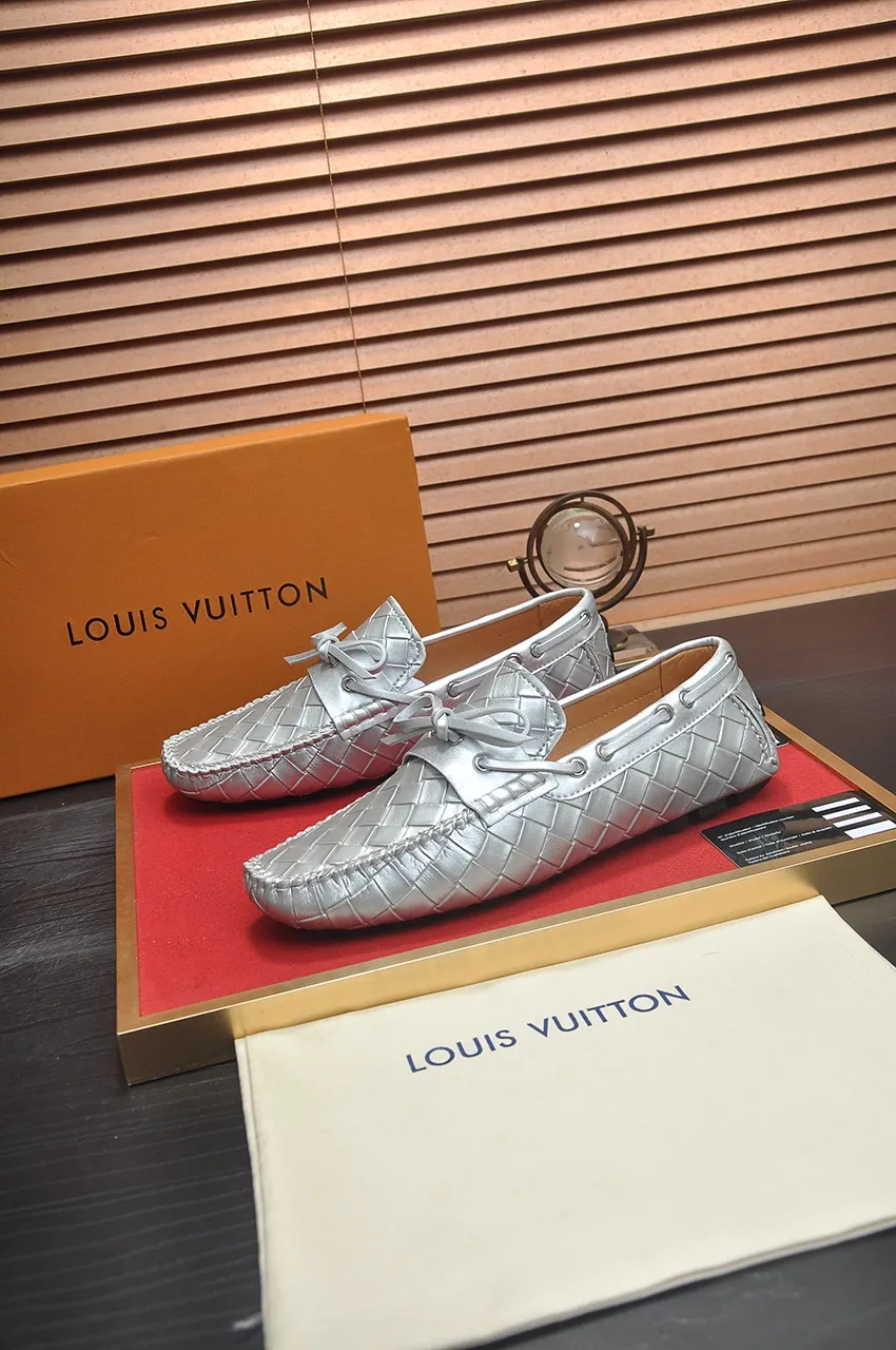 Men's Men's Shoes💰420💶【GUCCI】 (High-end Niuli) New 🍀Gucci*——Gucci Doudou Shoes! Made of imported original cowhide, the inner top layer is comfortable cowhide lining! Original wear-resistant rubber outsole! High quality products! Code number 38-44!